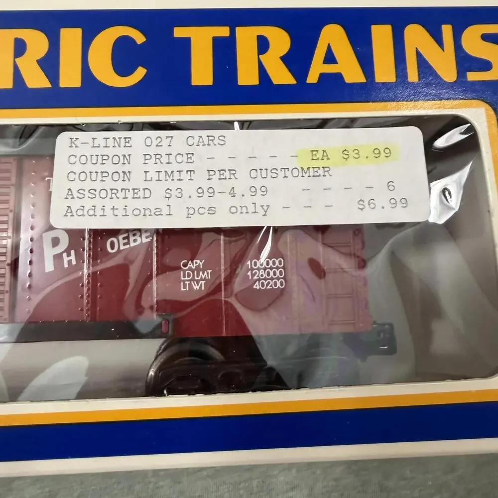 K-LINE K-5117 - Lackawanna / Phoebe Snow Box Car 5117 NEW!